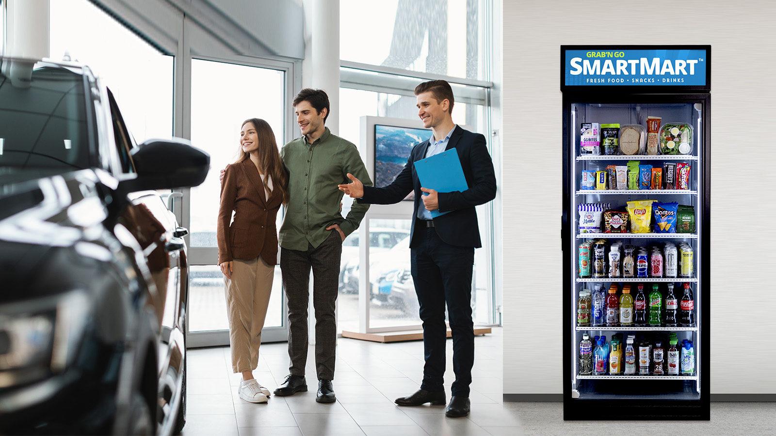 car dealership Showcase unit at car dealership